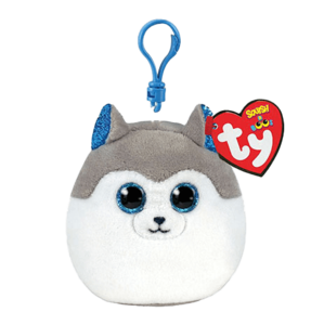 Husky Slush Beanie Clip TY Squishy